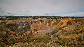 Mining Area of the Great Copper Mountain in Falun