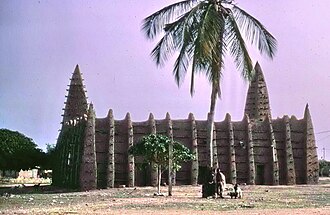 Sudanese style mosques in northern Côte d’Ivoire